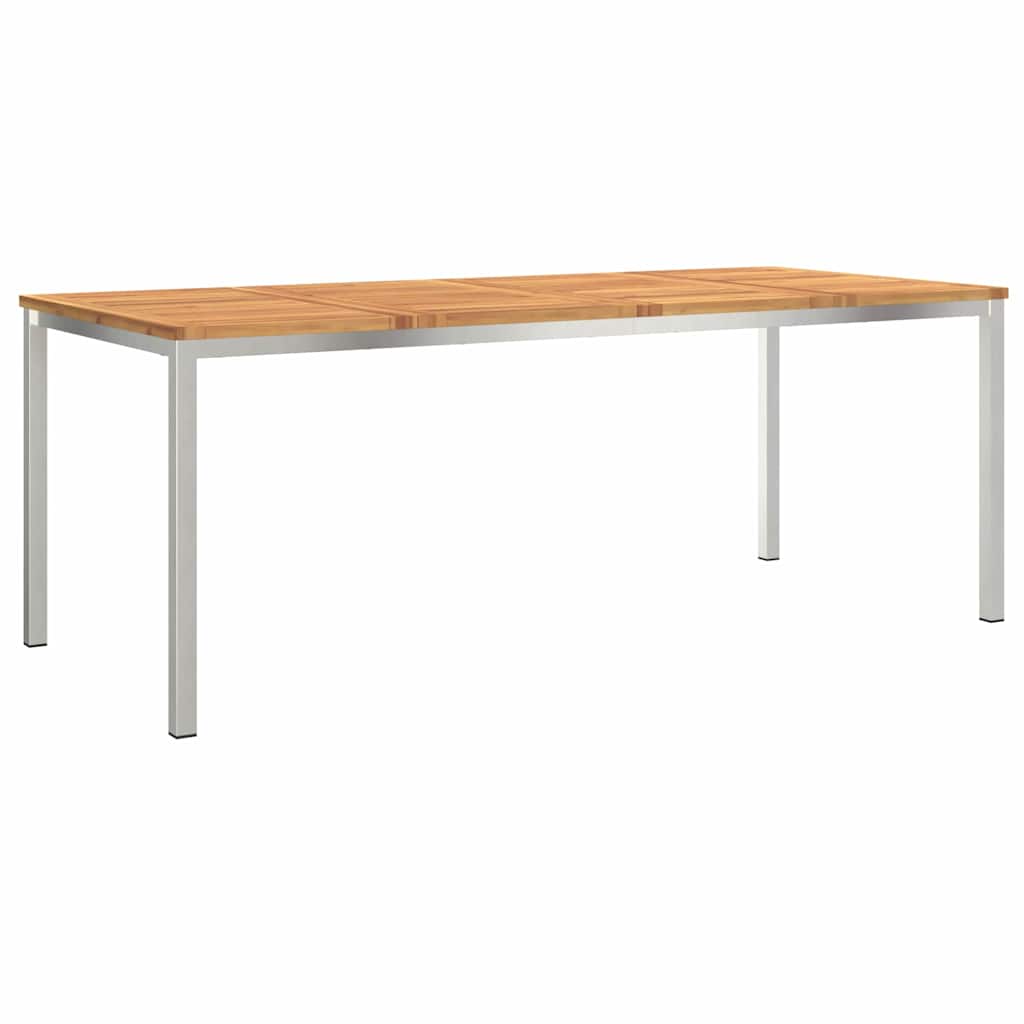 Vanjski set za objedovanje 9 pcs Smeđa Čvrsto drvo akacije