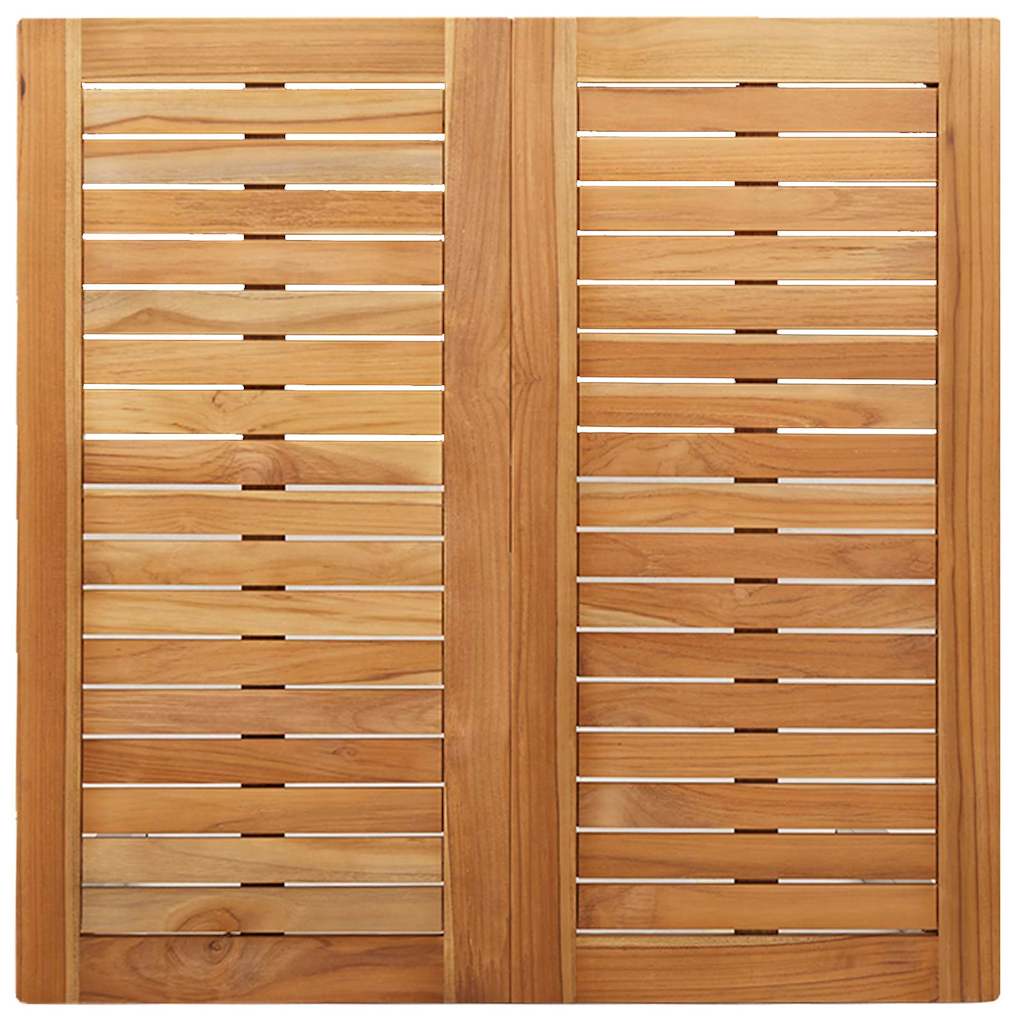 Vanjski set za objedovanje 5 pcs Smeđa Čvrsto teak drvo