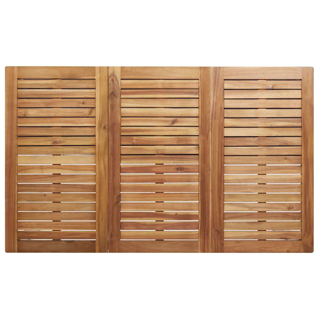 Vrtni set za objed 5 pcs Smeđa Čvrsto drvo akacije