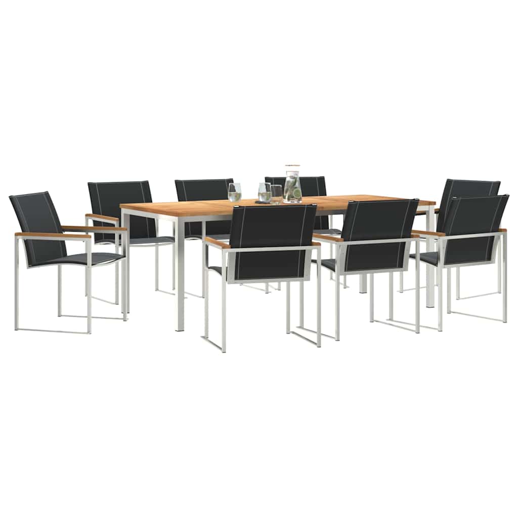 Vrtni set za objed 9 pcs