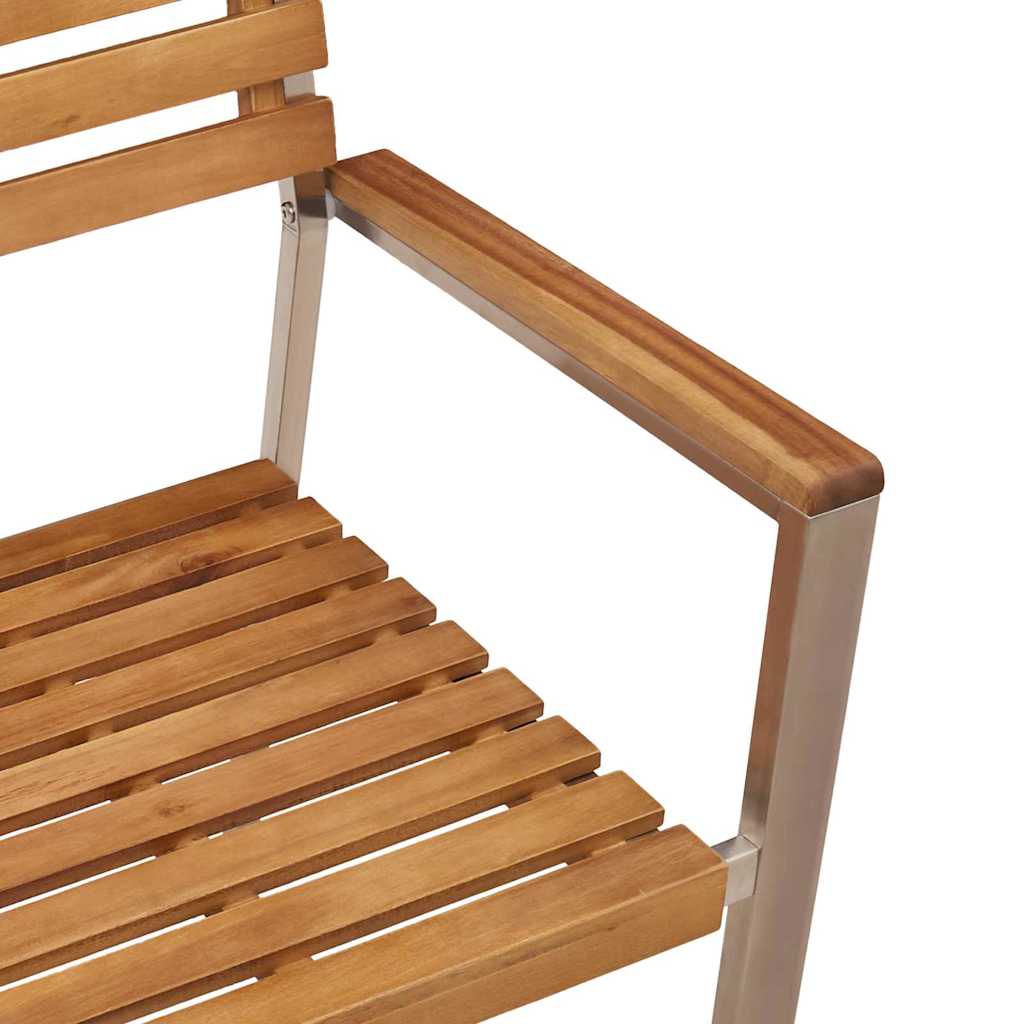 Vrtna stolica 6 pcs Prirodna nafta Čvrsto drvo akacije