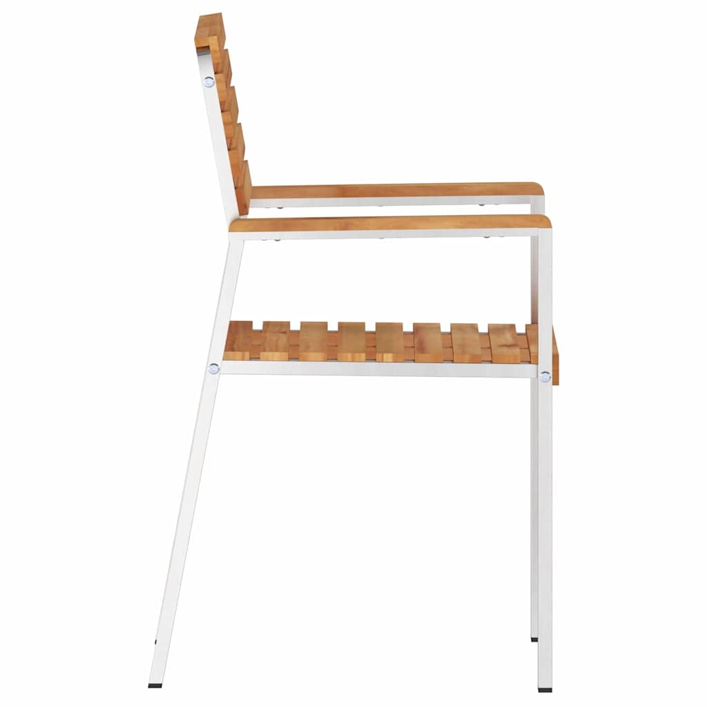 Vrtna stolica 6 pcs Prirodna nafta Čvrsto teak drvo