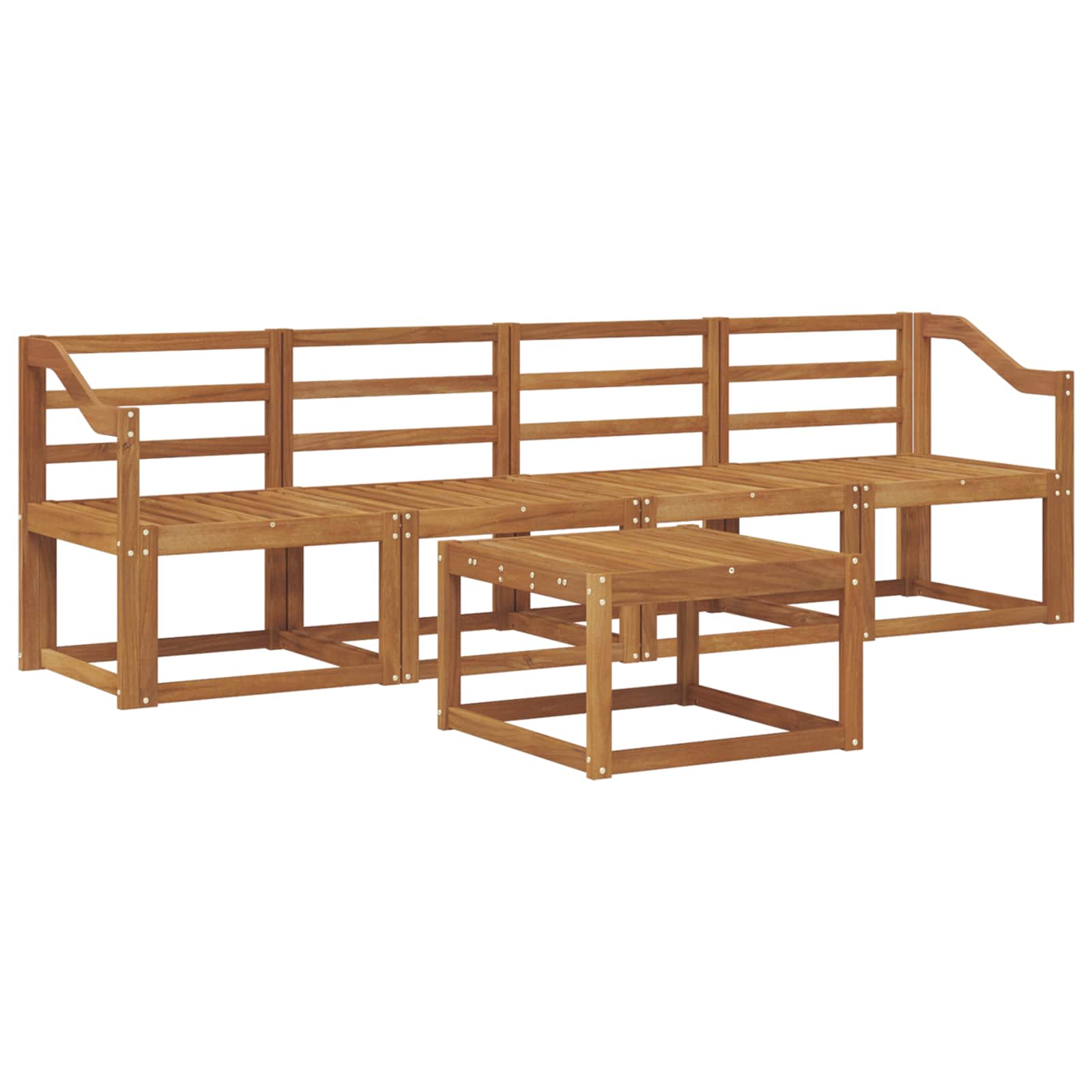 Set vanjskih sofa 5 pcs Prirodna