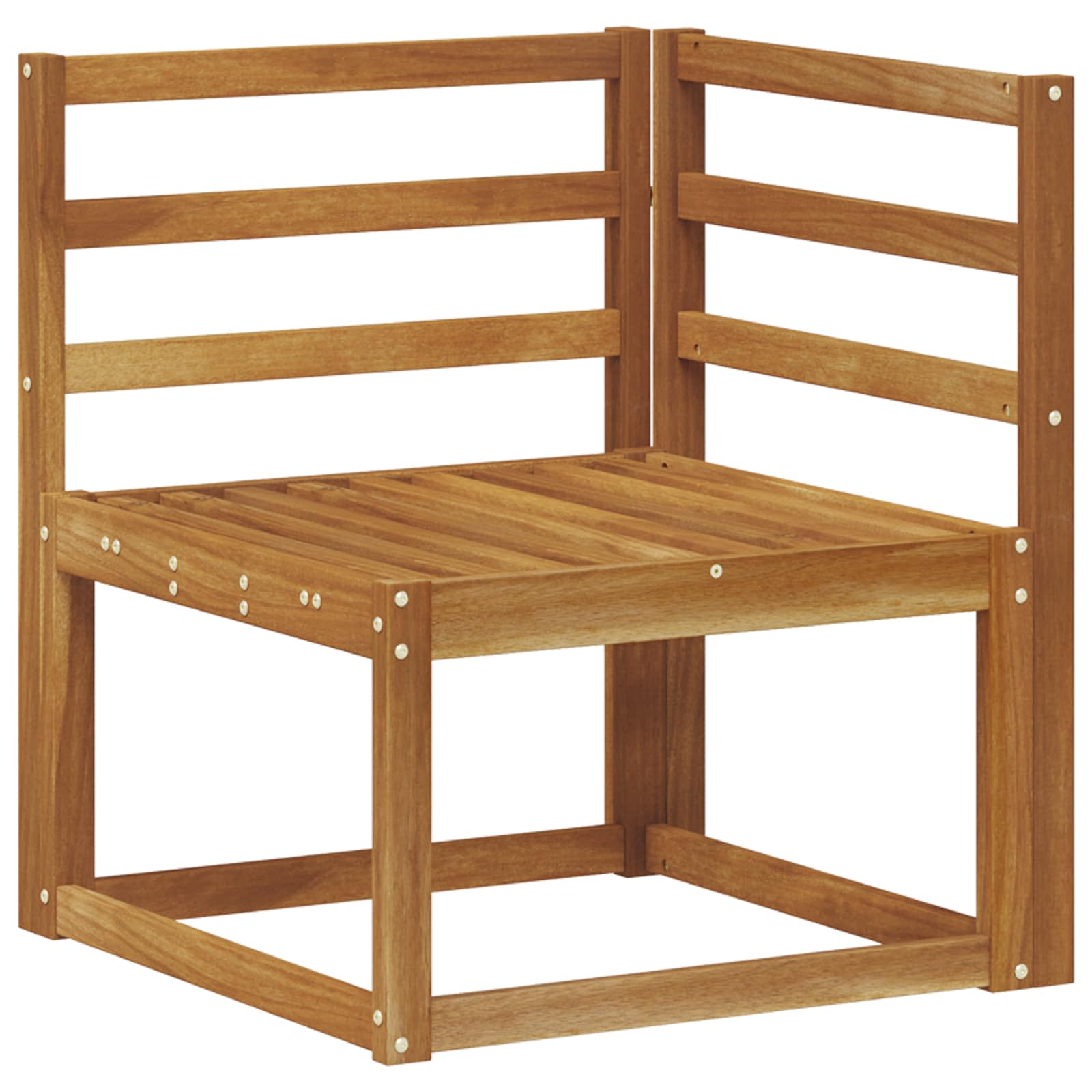 Set vanjskih sofa 7 pcs Prirodna Čvrsto drvo akacije