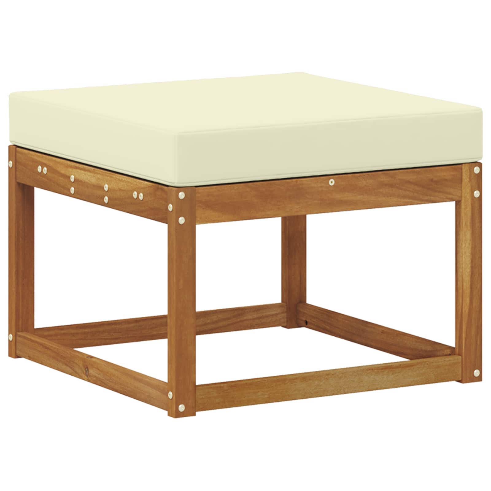 Set vanjskih sofa s jastukom 4 pcs Prirodna i krem