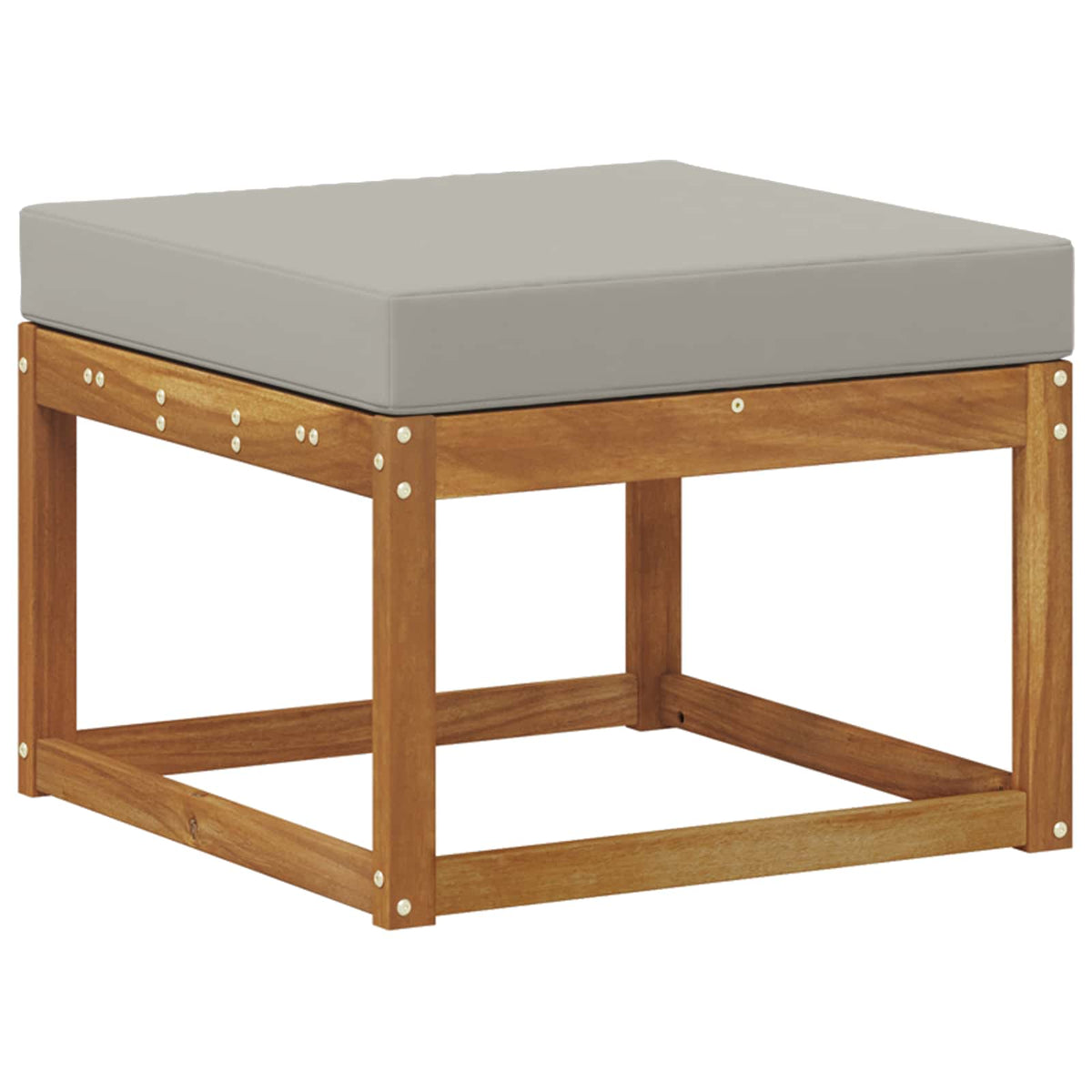 Set vanjskih sofa 8 kom. Prirodna i svijetlo siva