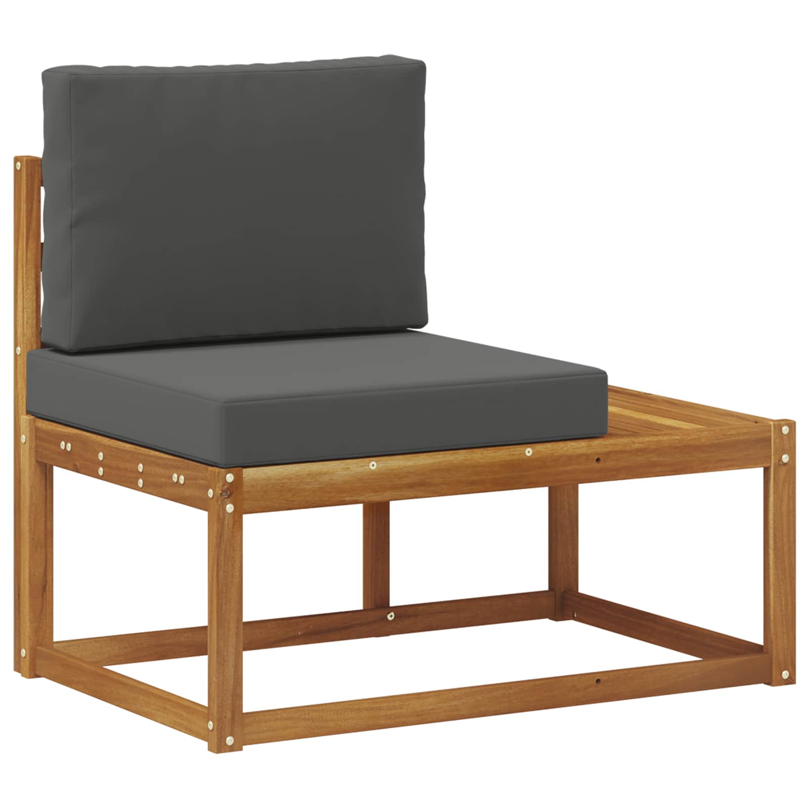 Set vanjskih sofa s jastukom 4 Komad Prirodna i antracit