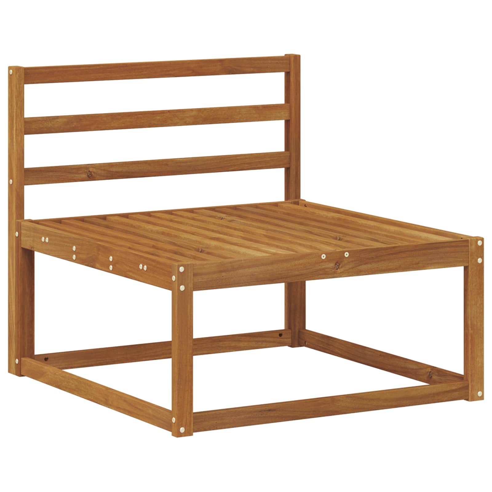 Set vanjskih sofa 9 pcs Prirodna Čvrsto drvo akacije