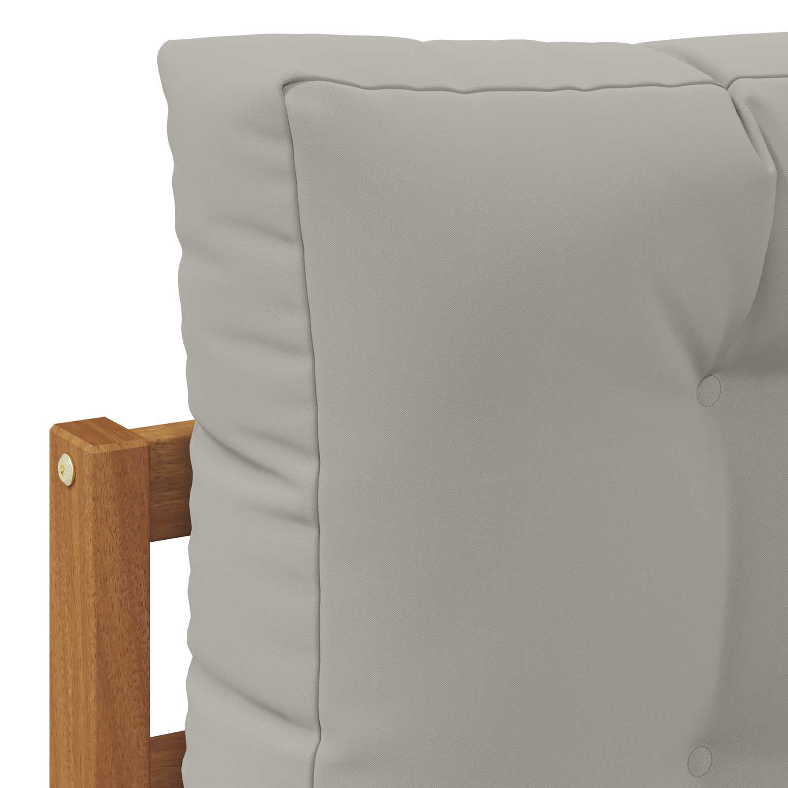 Set vanjskih sofa s jastukom 7 pcs Prirodna i svjetlosiva