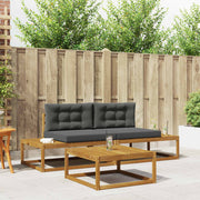 Set vanjskih sofa s jastukom Prirodna i antracit