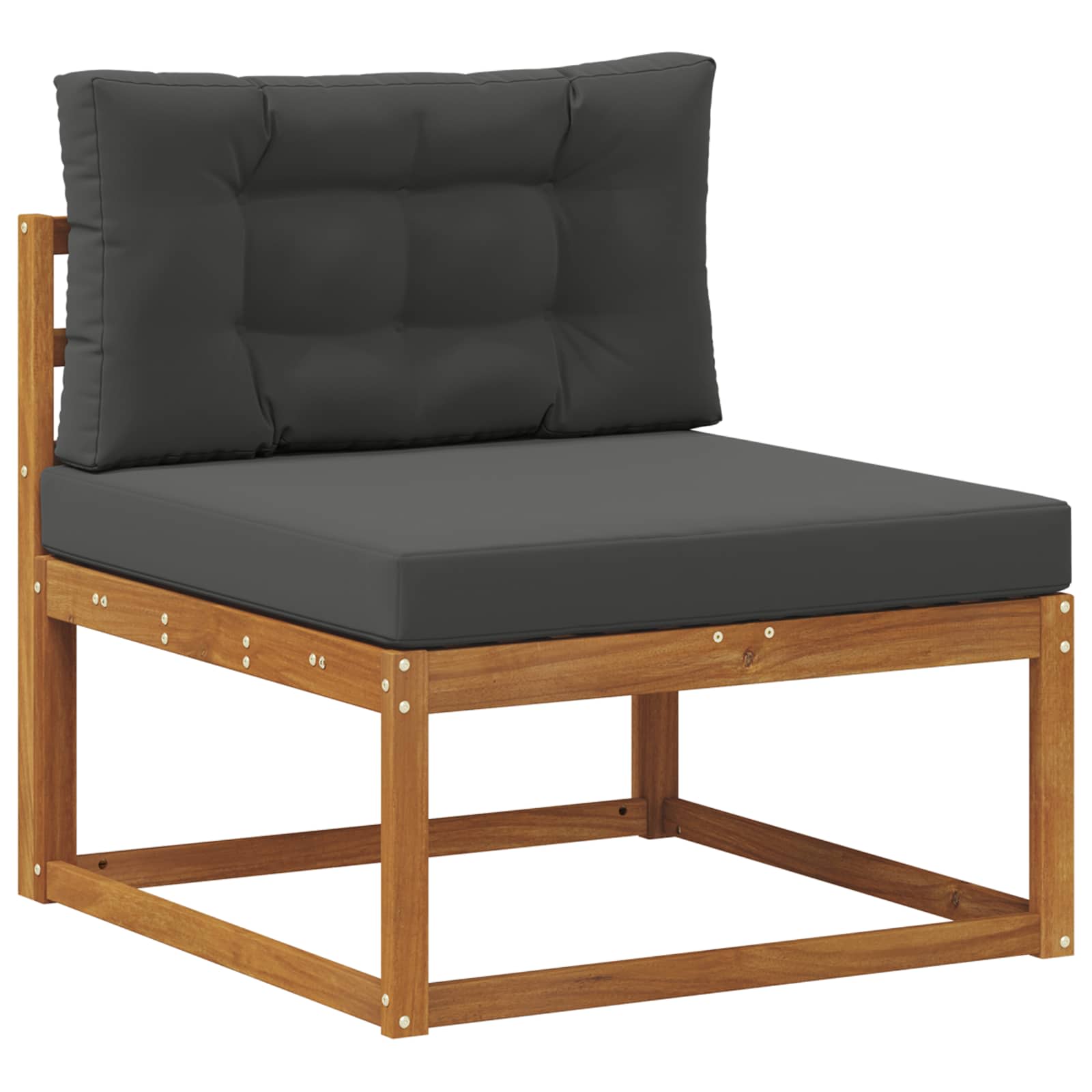 Set vanjskih sofa Prirodna i antracit