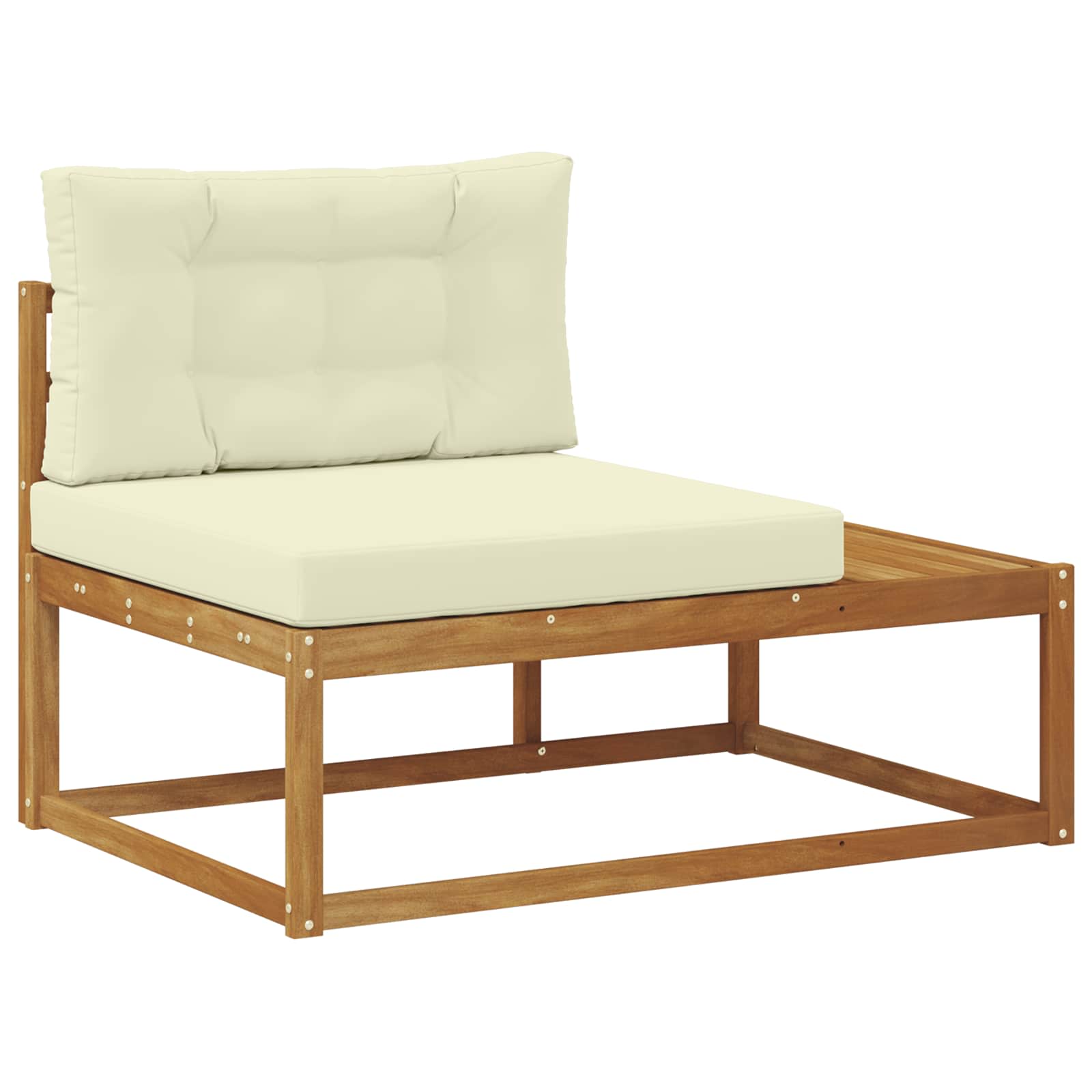 Set vanjskih sofa Prirodna i krem