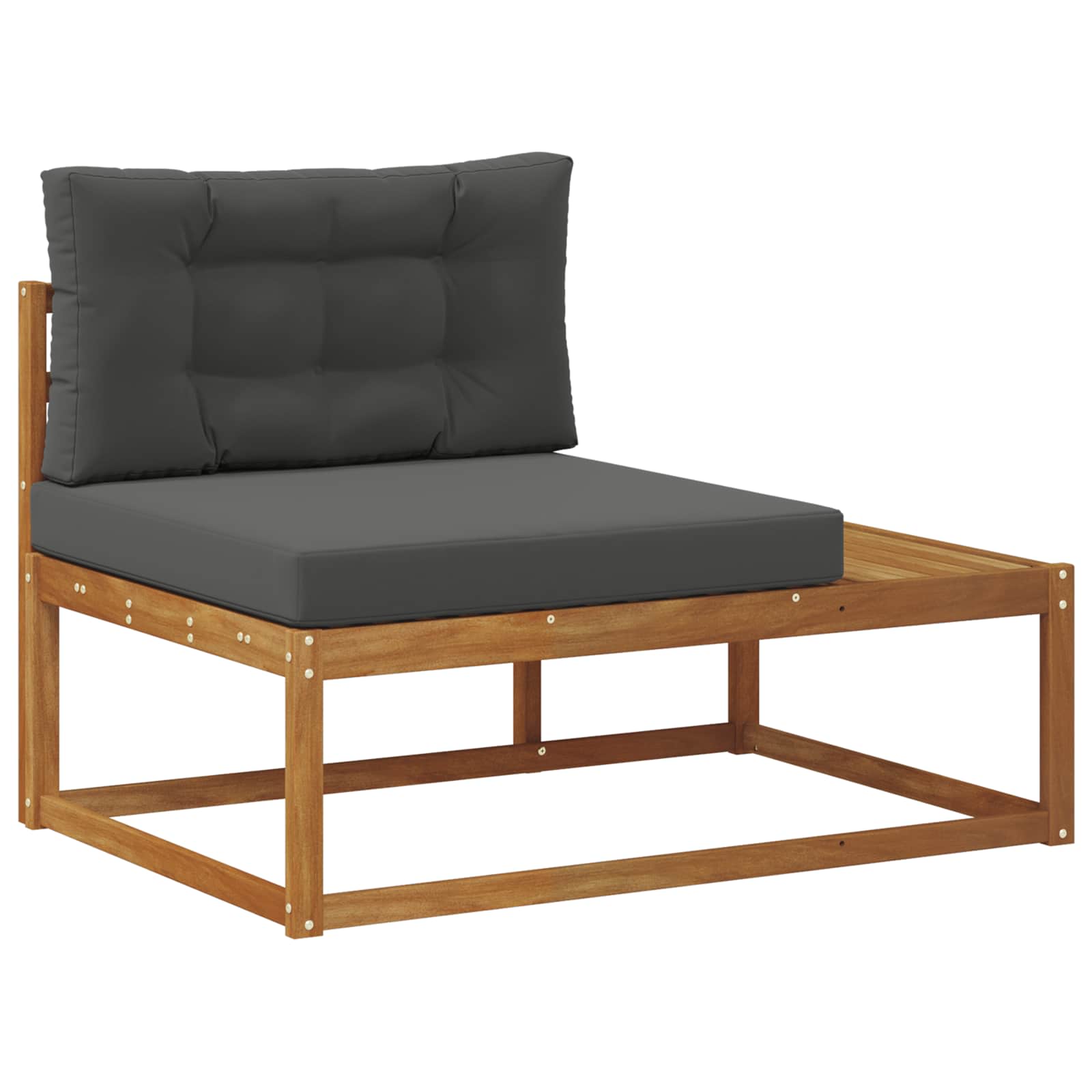 Set vanjskih sofa Prirodna i antracit
