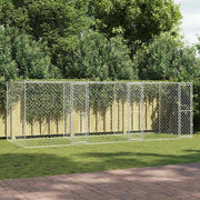 Kavez za pse Srebrno 600 x 200 x 200 cm Cinkani čelik