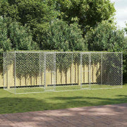 Kavez za pse Srebrno 600 x 200 x 200 cm Cinkani čelik