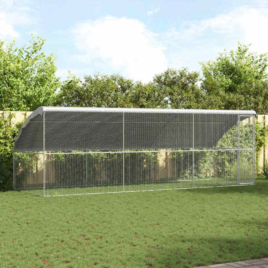 Kavez za piliće Srebrno 2 x 2 x 2 m Cinkani čelik