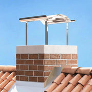 Dimnjački poklopac Srebrno 59,5 x 50 x 36,5 cm Nehrđajući čelik