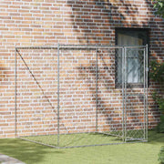Kavez za pse Srebrno 200 x 200 x 200 cm Cinkani čelik
