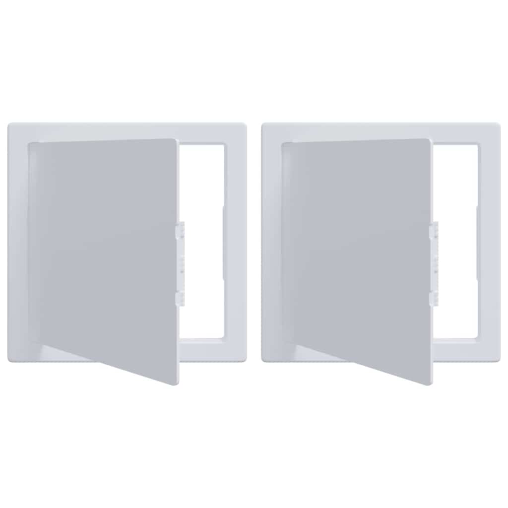 Paneli za pristup 2 pcs Bijelo 20 x 20 cm ABS plastika