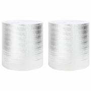 Reflektor topline za radijator 2 pcs Srebrno 25 x 0,5 m
