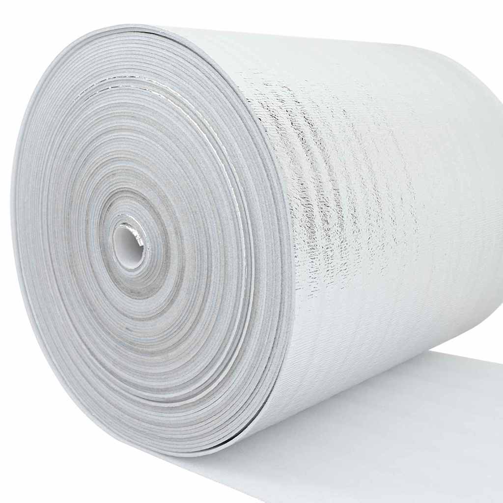 Reflektor topline za radijator Srebrno 50 x 1 m Polietilen