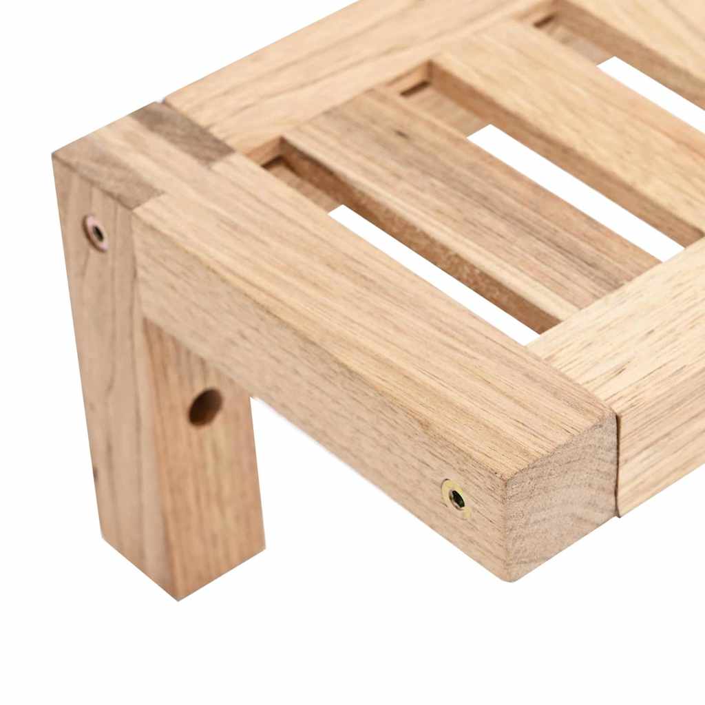 Polica za Ob hanging na Zidu Zidne Prirodna 62 x 10 x 12,5 cm