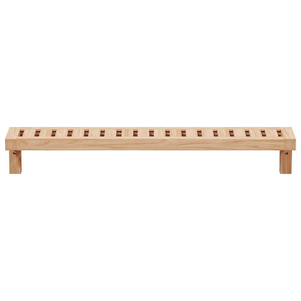 Polica za Ob hanging na Zidu Zidne Prirodna 62 x 10 x 12,5 cm