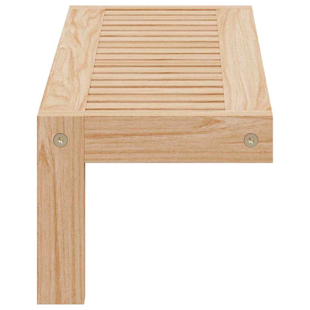 Polica za Ob hanging na Zidu Zidne Prirodna 62 x 10 x 12,5 cm