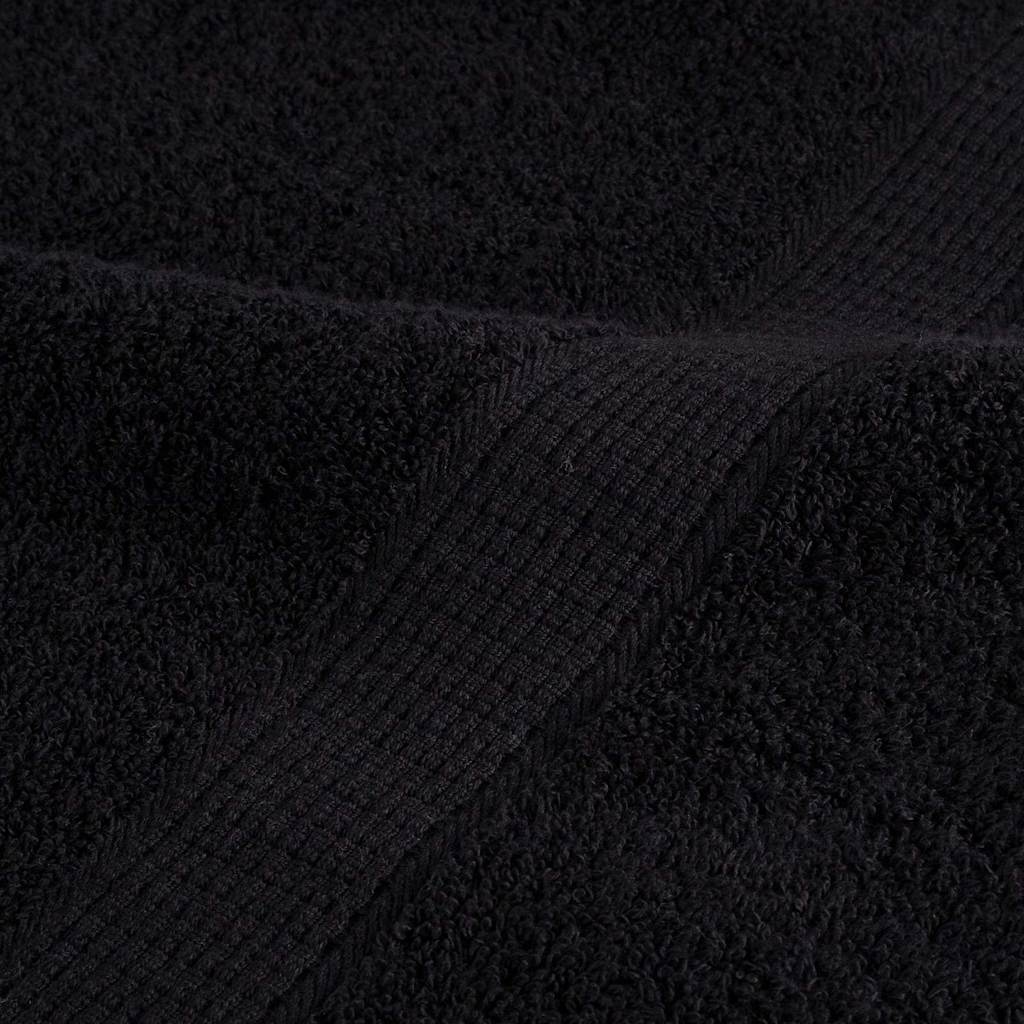 Ručnik za Goste SOLUND 25 pcs Crna 100 x 150 cm 550 gsm