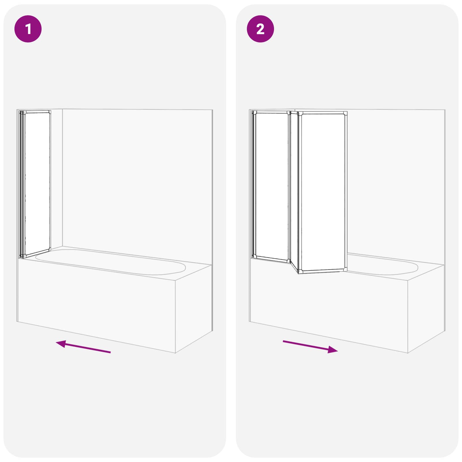 Tuš paravan Crna 132 x 2 x 140 cm Aluminij i PP