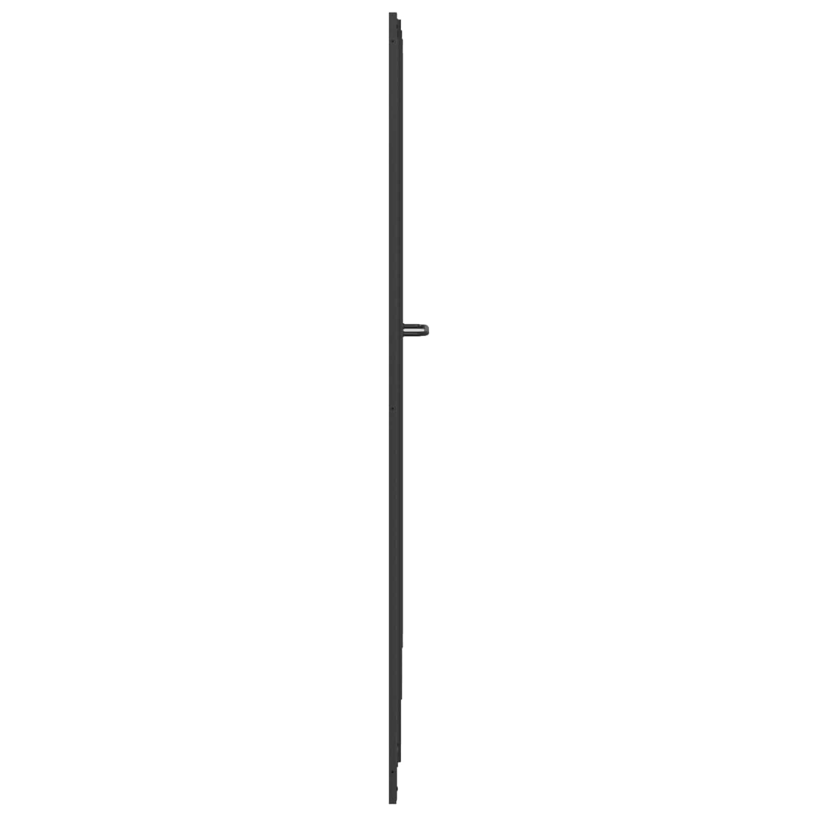 Tuš paravan Crna 168 x 140 cm Aluminij