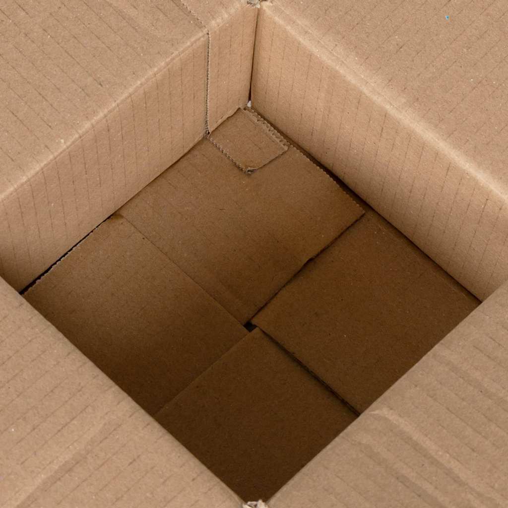 Preklopna kutija 50 pcs Prirodna 15 x 15 x 8 cm Karton