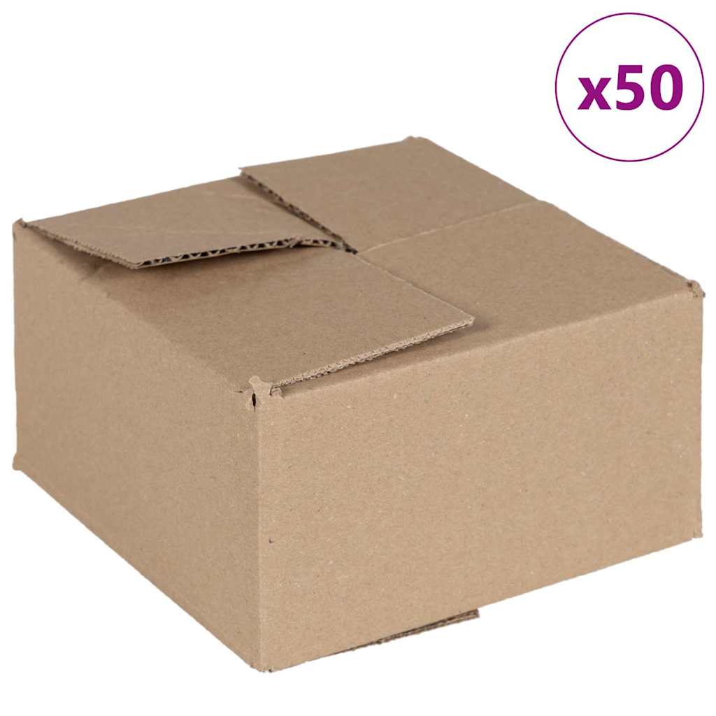 Preklopna kutija 50 pcs Prirodna 15 x 15 x 8 cm Karton