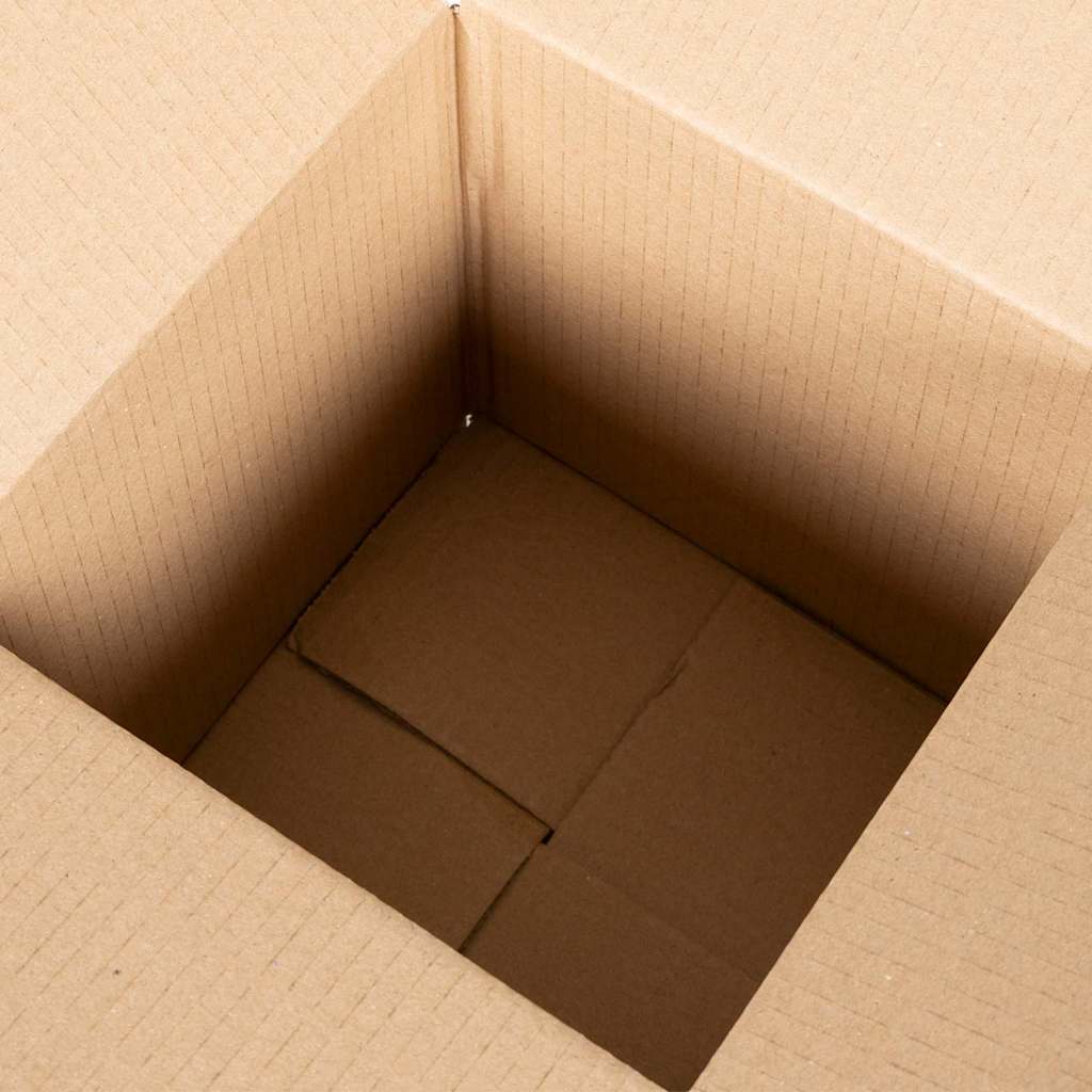 Preklopna kutija 50 pcs Prirodna 20 x 20 x 20 cm Karton