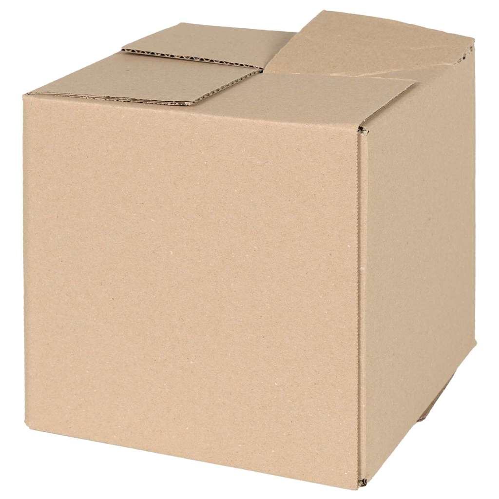 Preklopna kutija 50 pcs Prirodna 20 x 20 x 20 cm Karton