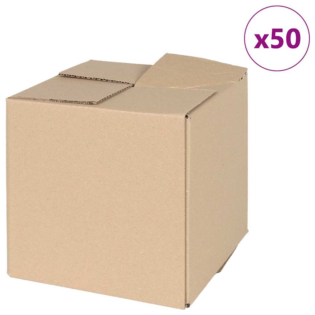 Preklopna kutija 50 pcs Prirodna 20 x 20 x 20 cm Karton