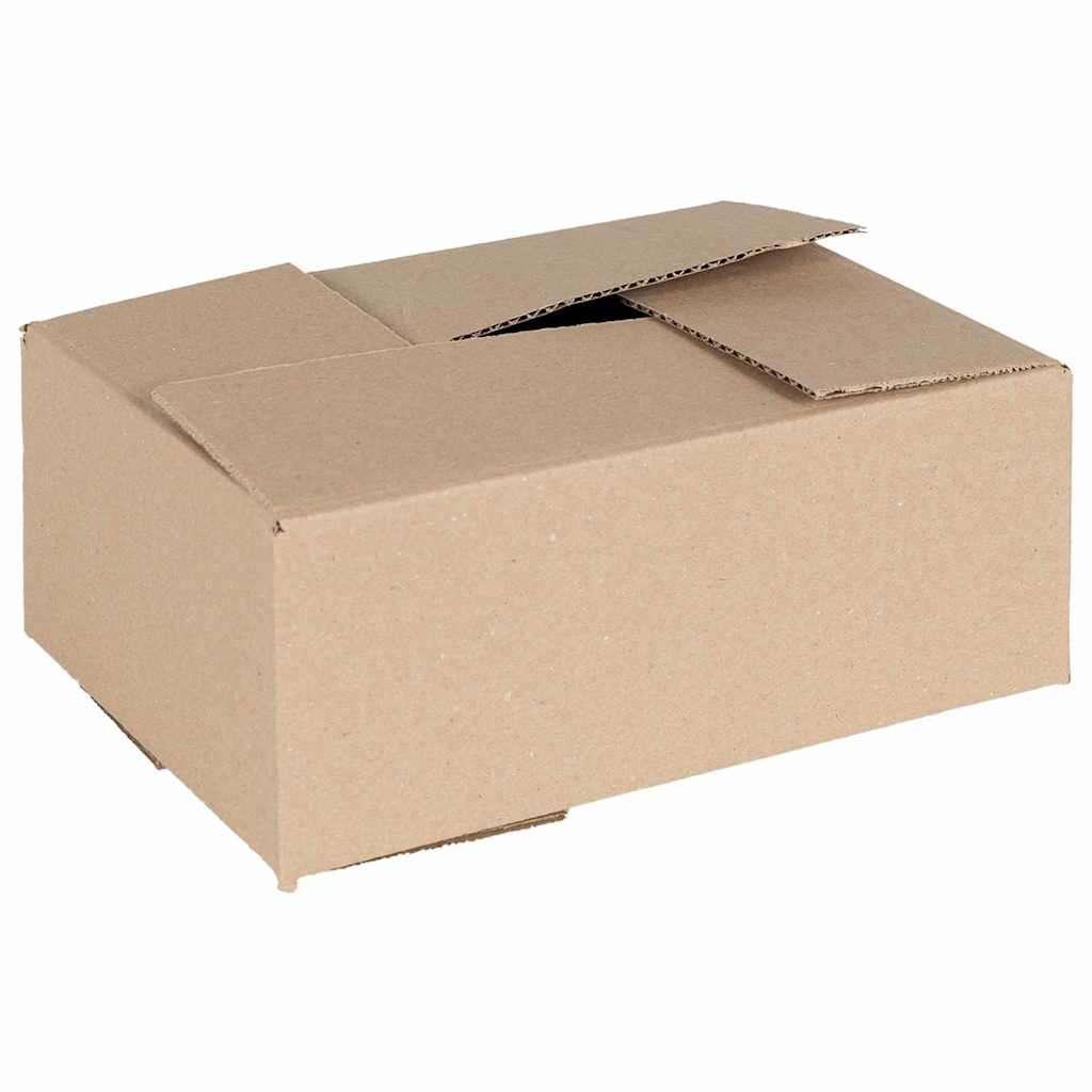 Preklopna kutija 50 pcs Prirodna 25 x 17,5 x 10 cm Karton