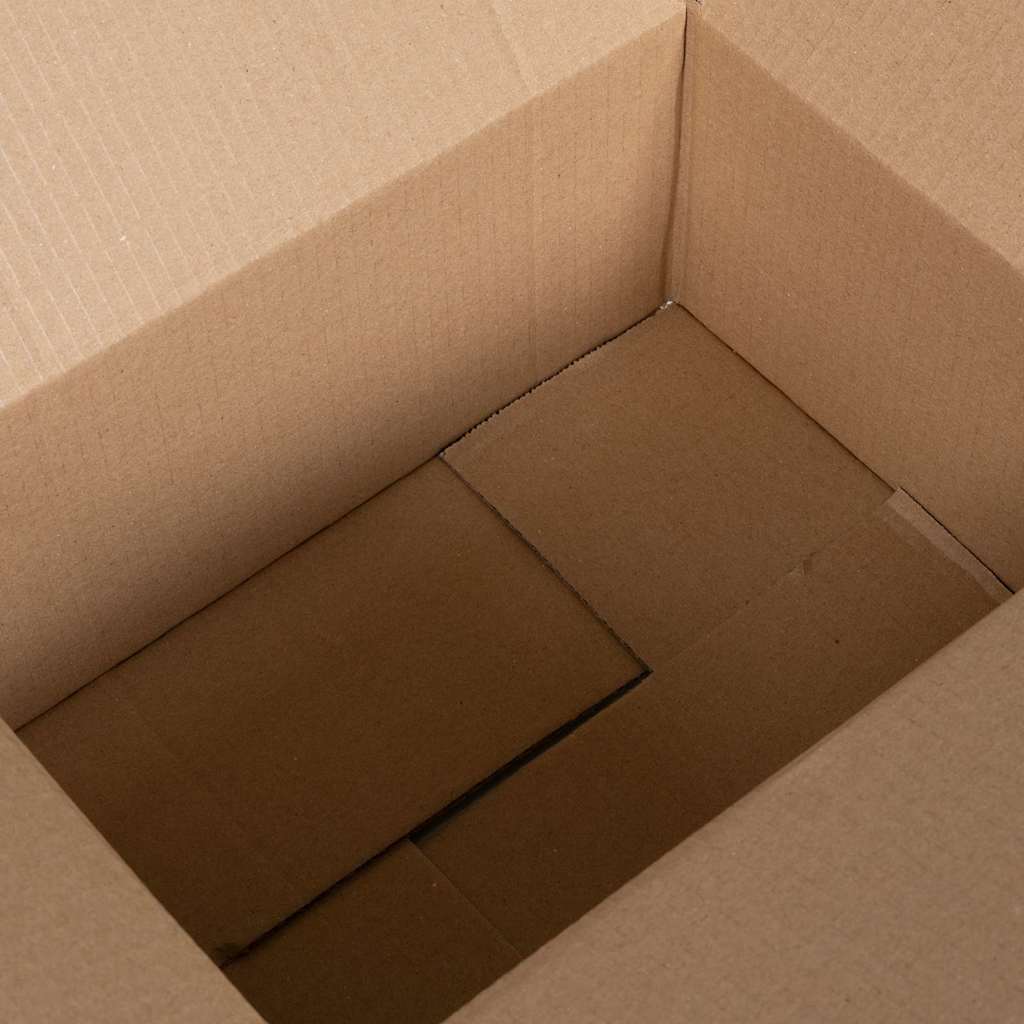 Preklopna kutija 50 pcs Prirodna 30 x 21,5 x 14 cm Karton
