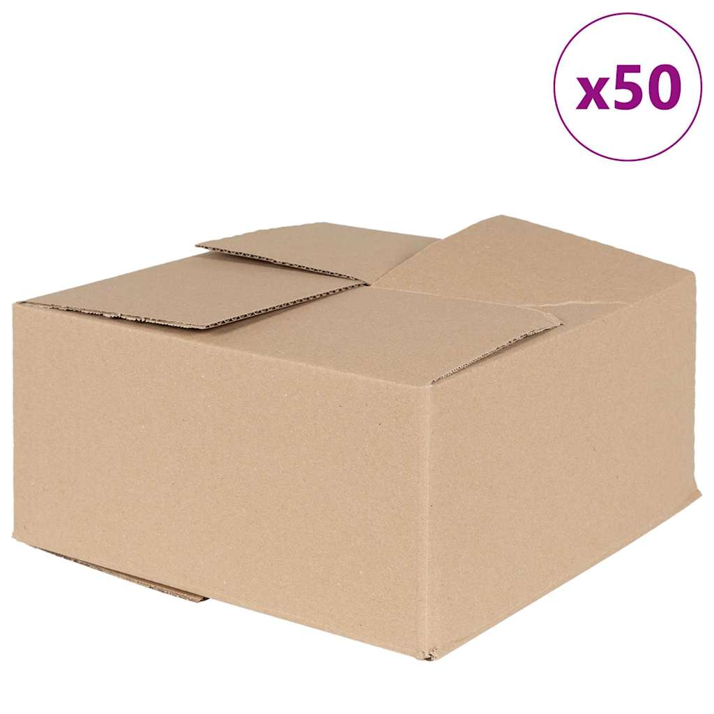 Preklopna kutija 50 pcs Prirodna 30 x 30 x 15 cm Karton