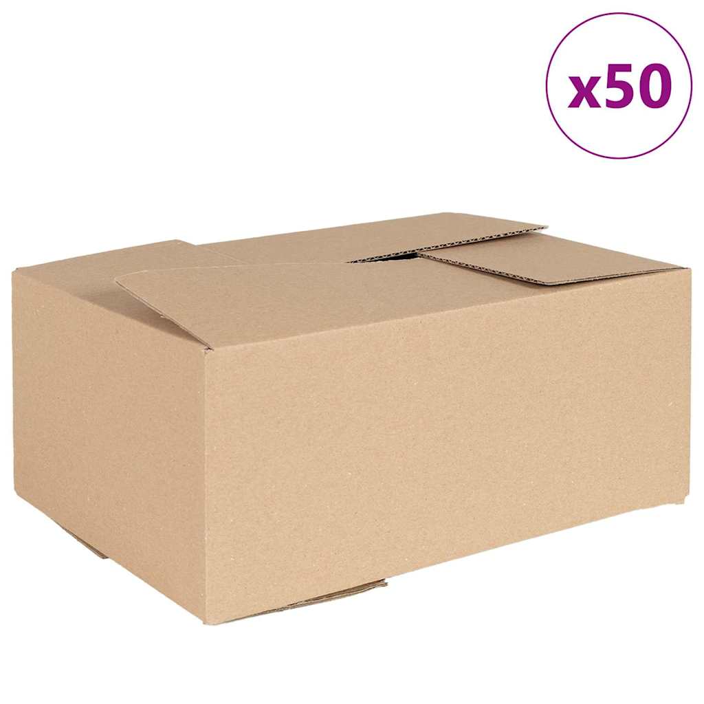 Preklopna kutija 50 pcs Prirodna 35 x 24 x 15 cm Karton