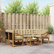 Set vanjskih sofa 7 kom. Prirodna i bež