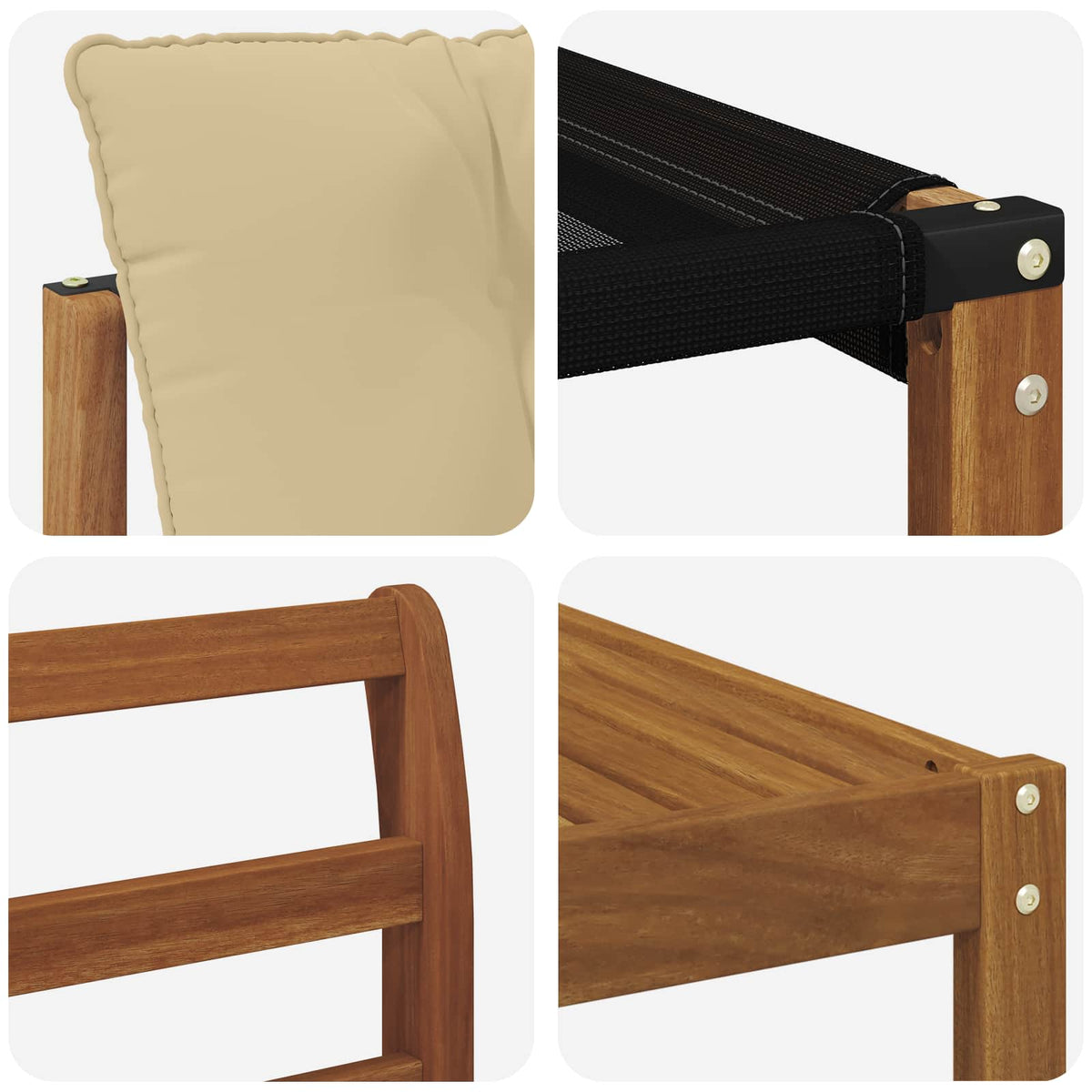 Set vanjskih sofa 8 kom. Prirodna i bež