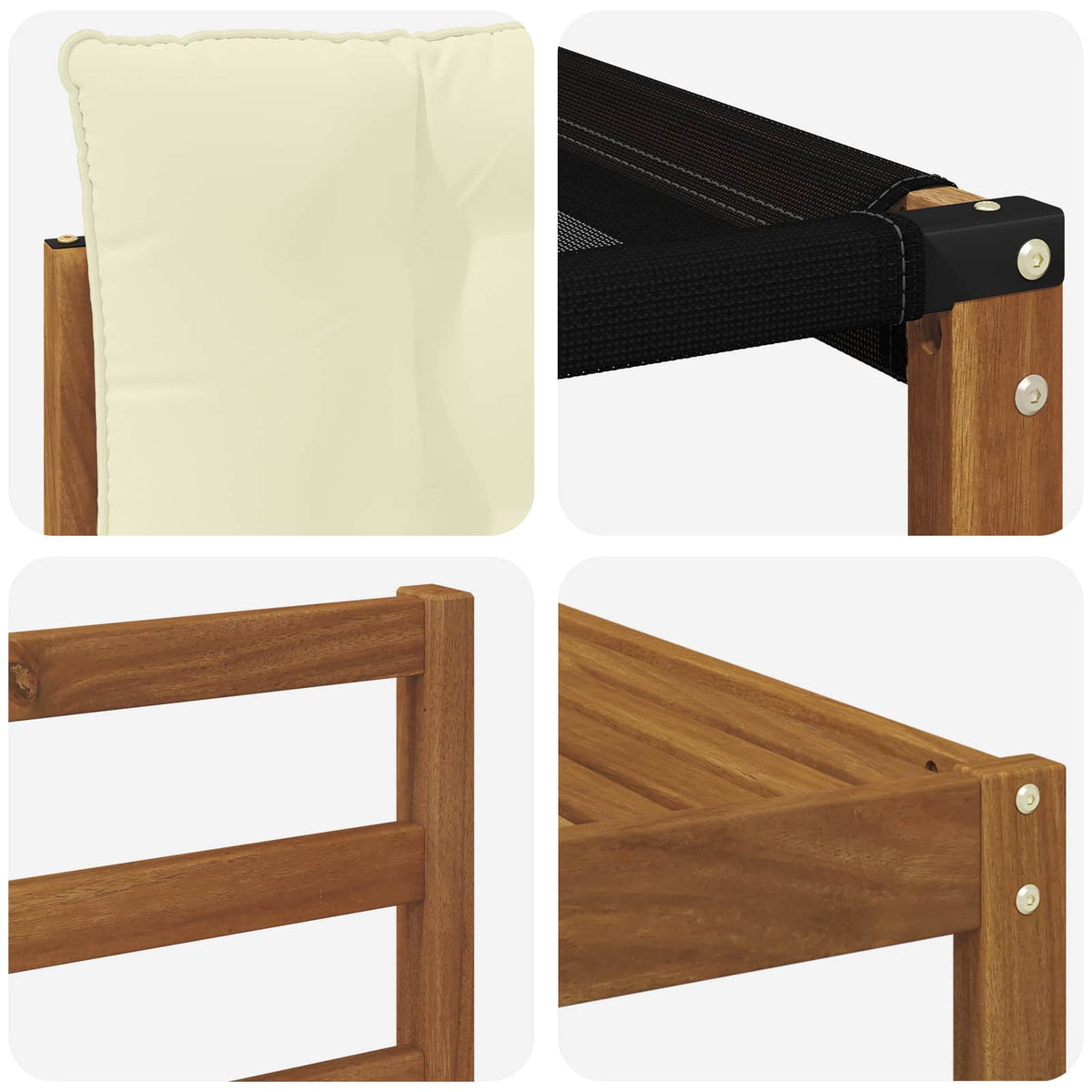 Set vanjskih sofa 9 kom. Prirodna i krem
