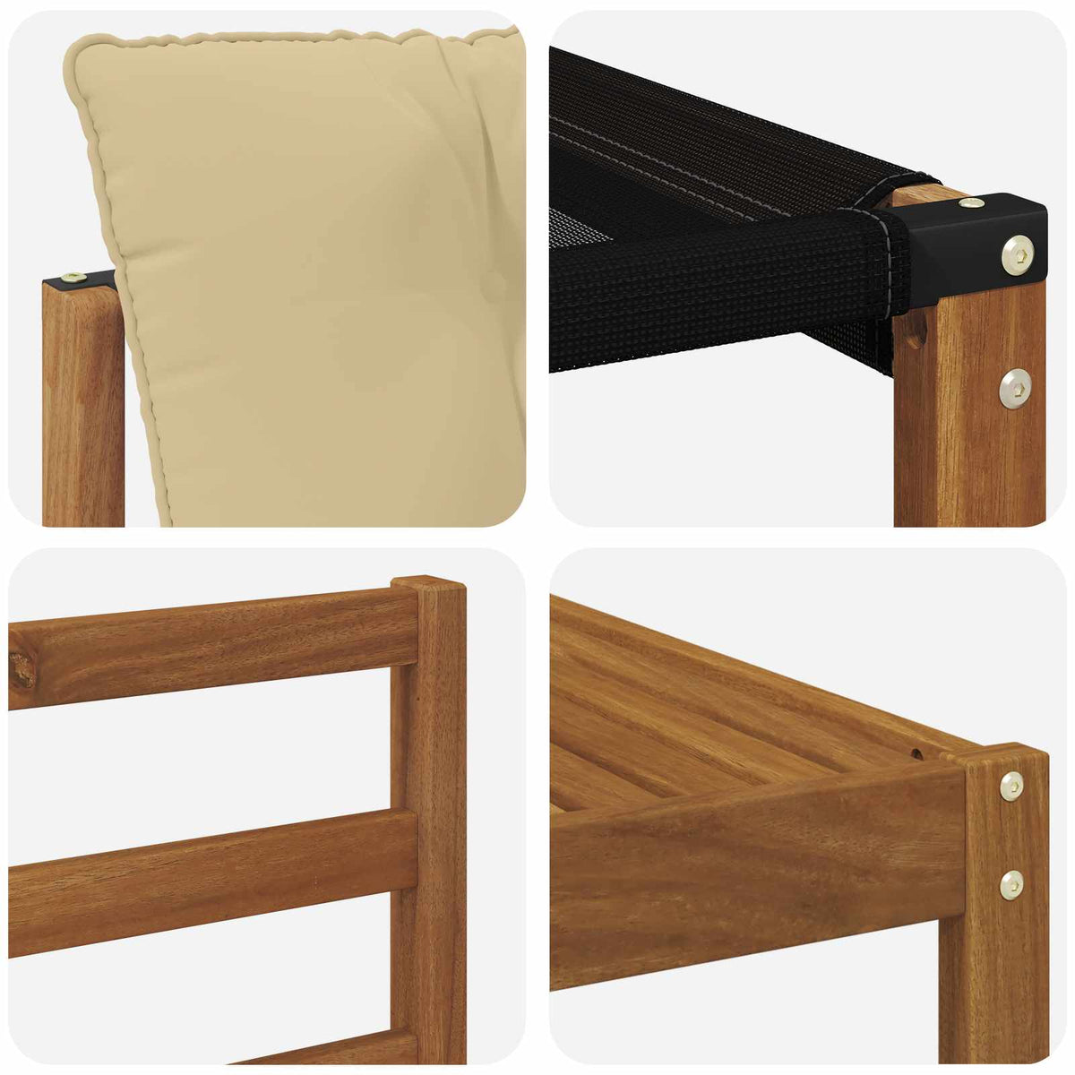 Set vanjskih sofa 9 kom. Prirodna i bež