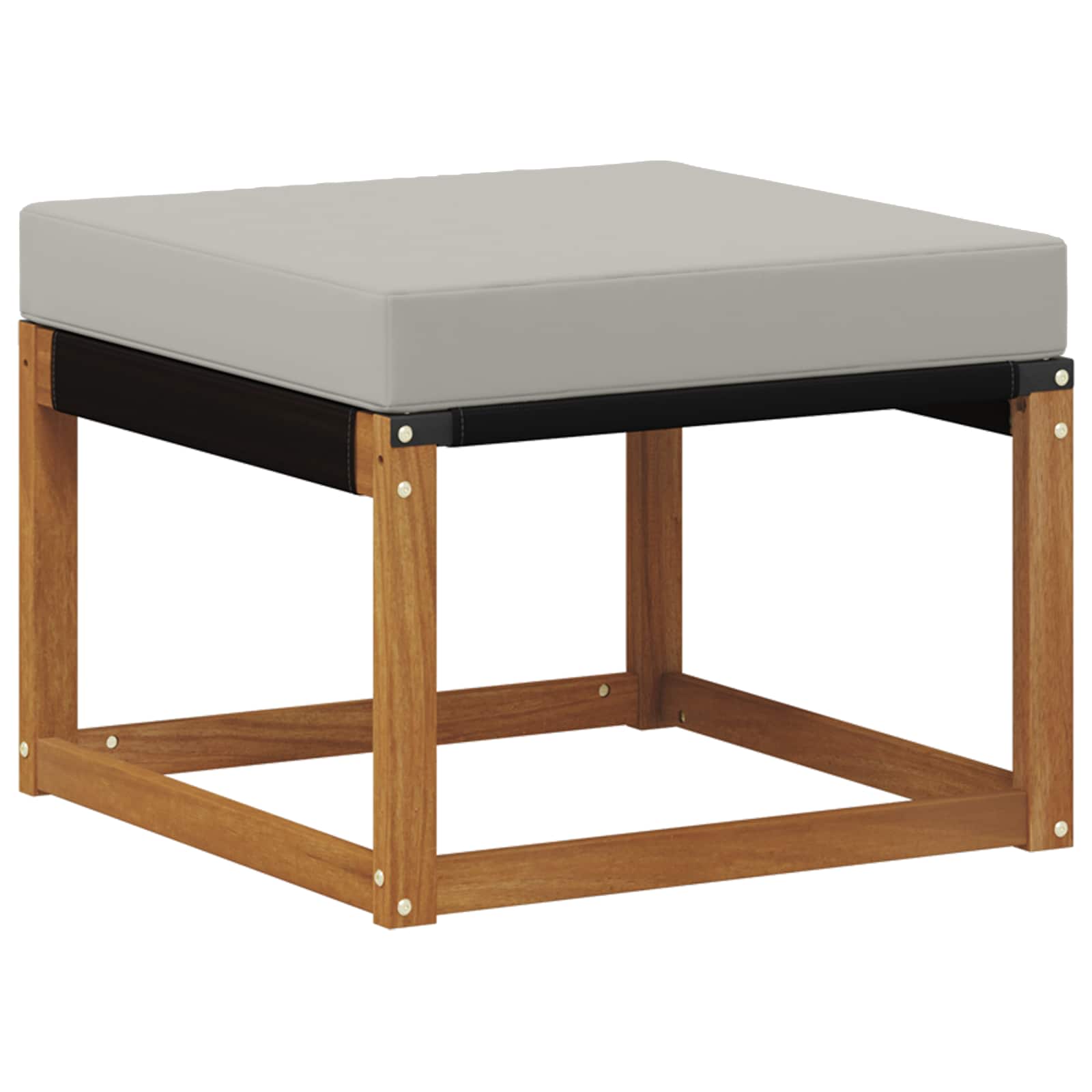 Set vanjskih sofa 4 kom. Prirodna i svijetlo siva