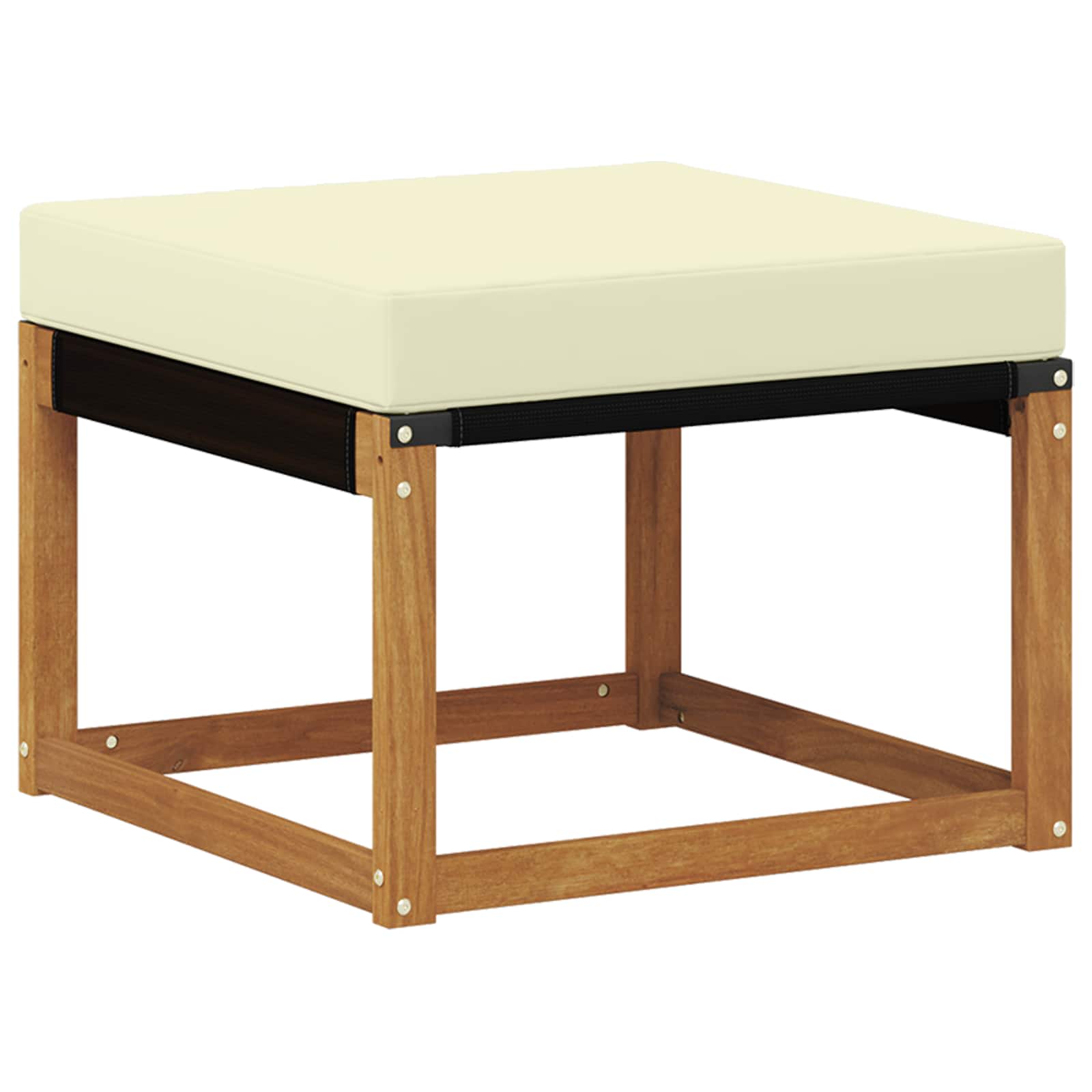 Set vanjskih sofa s jastukom 4 pcs Prirodna i krem