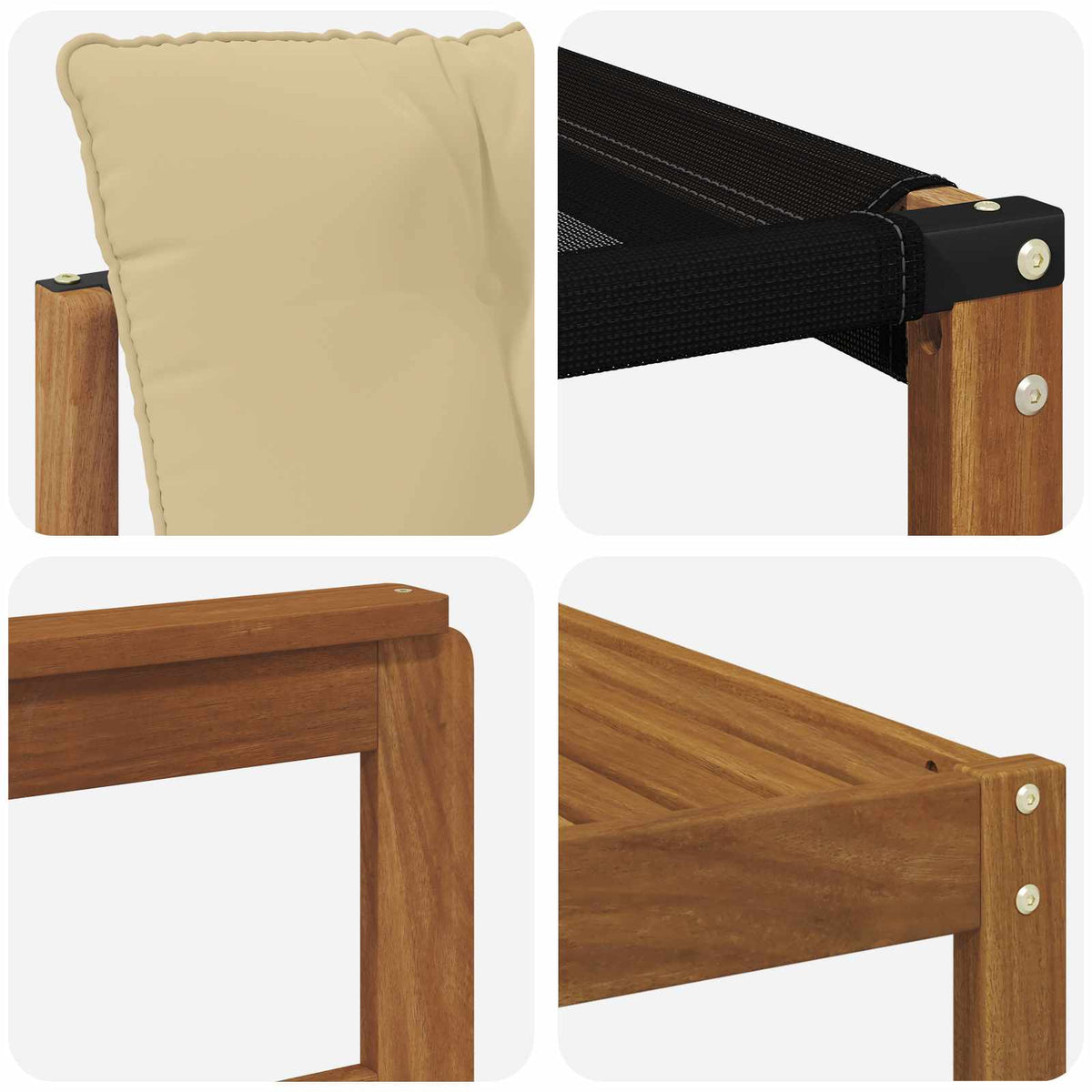 Set vanjskih sofa 9 kom. Prirodna i bež