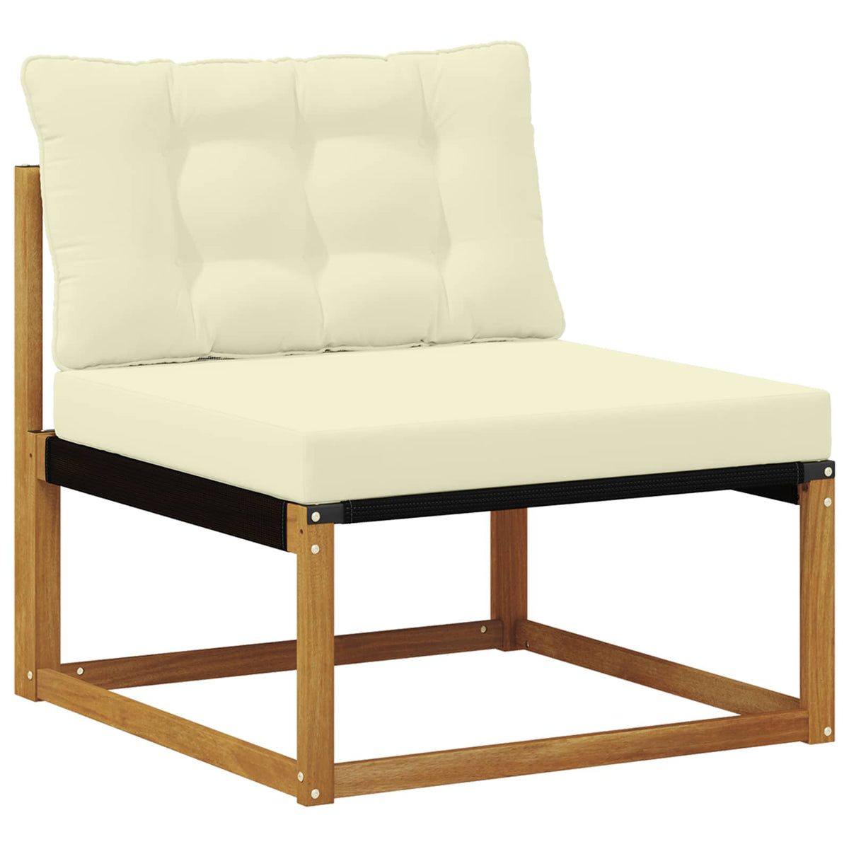 Set vanjskih sofa 3 kom. Prirodna i krem