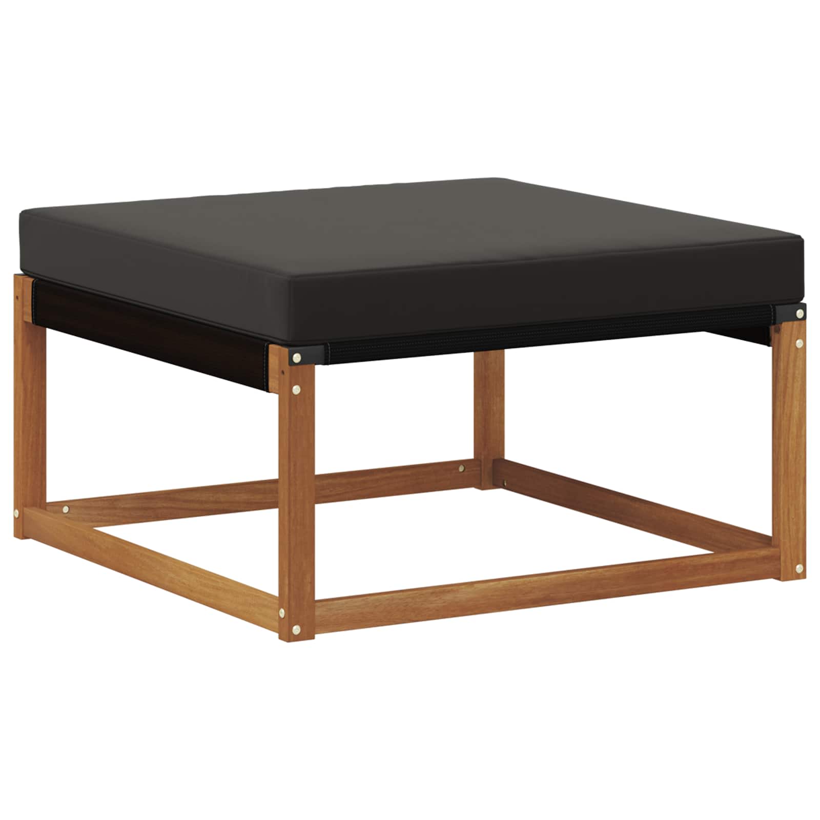 Set vanjskih sofa 4 kom. Prirodna i crna
