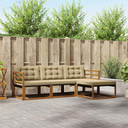Set vanjskih sofa 4 kom. Prirodna i bež